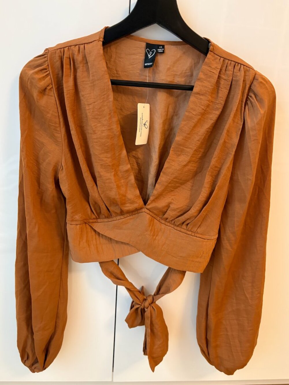 Windsor | Rust Tie-Back Top - Picture 2 of 4